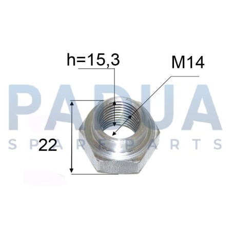 GSM DADO CORONATO M14 X 1,5