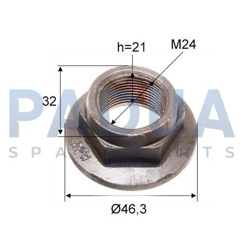 BPW DADO MOZZO M24 X 1,5